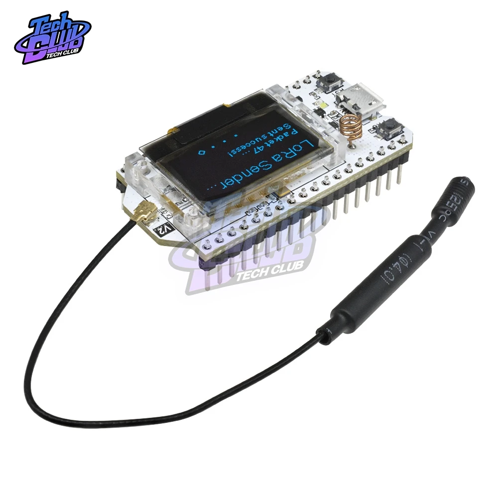 SX1276 ESP32 LoRa Bluetooth WiFi макетная плата 868 МГц-915 МГц двойной режим 0,9" IOT CP2102 микро USB Антенна 32 м для Arduino