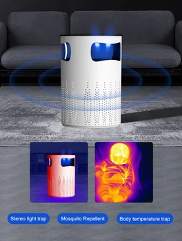 

Intelligent Mosquito Lamp LED Light Wave Bionic Photocatalyst Mosquito Lamp Electric Repellent Bug Insect Trap Mosquito Killer