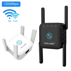 Répéteur WiFi de longue portée de 1200m 5 ghz, amplificateur de signal, modem d'internet de 2,5G et 5 G, point d'accès, 
