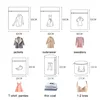 4/6/8 pcs Laundry Bag Set Washing Bag For Dirty Clothes Bra Underwear Socks Filet Linge Pour Machine Laver Travel Waszakken 6