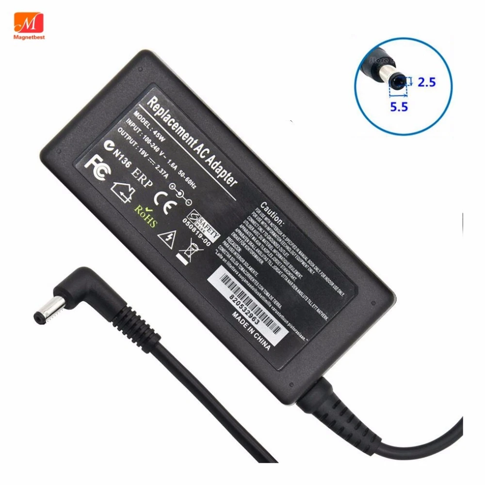 19 в 2.37A адаптер переменного тока зарядное устройство для Philips 274E5Q 224E5Q ADPC1945 AOC ADPC1945EX ЖК-монитор Кабель питания Шнур