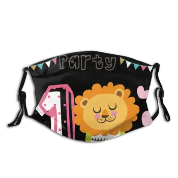 

protective mask with filter Happy 1st Birthday Lion Guard Themed Party anti dust PM2.5 reuse adult teen child girl