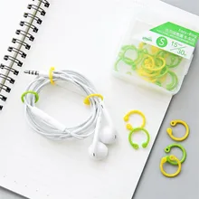 1 коробка 30 шт креативный пластиковый многофункциональный круг кольцо офисная прищепка поставки альбомы свободные лист красочные книги переплетные кольца