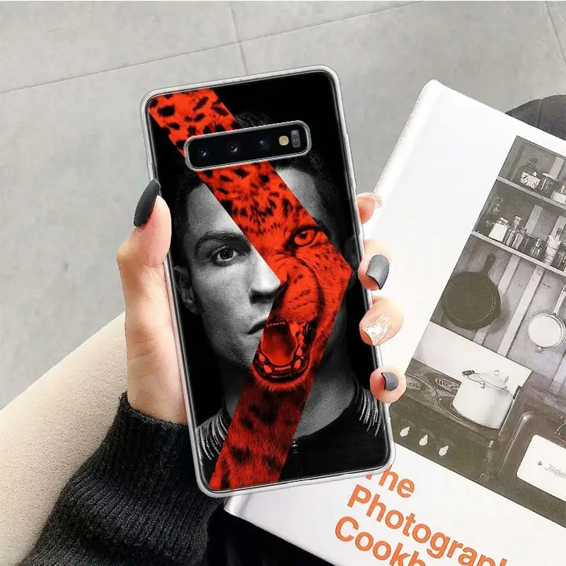 TR054-8 Чехол с изображением Криштиану Роналду CR7 чехол для samsung Galaxy Note 10 9 8 S10+ Lite S9 S8 J4 J6 J8 плюс S7 S6 край мягкий чехол для телефона - Color: TR054-8