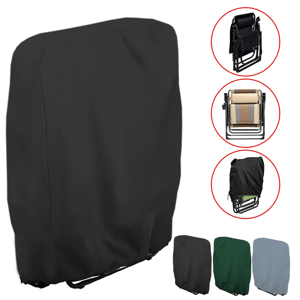 TJFU@ 210D Folding Reclining Chair Cover Outdoor Patio Sun Lounger Waterproof Sunbed 2PCS | Дом и сад
