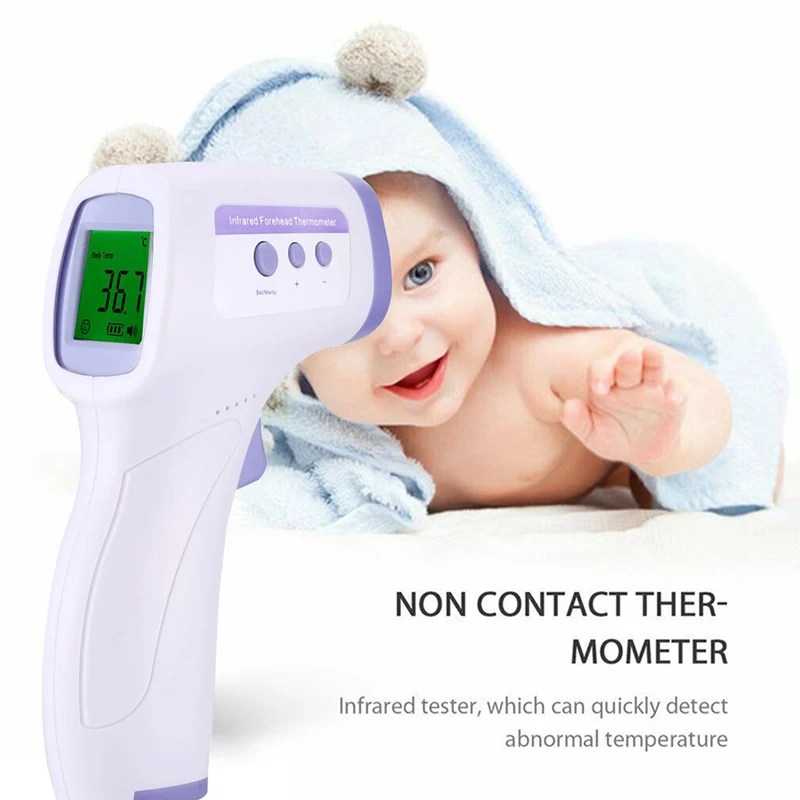 Infrared Thermometer Digital Non-contact Forehead LCD IR Temperature Gun Multifunction Body Thermometer for baby adult images - 6