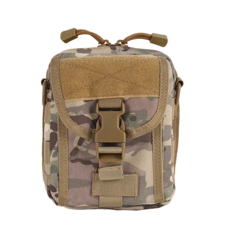 Водонепроницаемый тактический Molle 600D нейлоновая сумка для телефона кемпинг сумка-мессенджер поясная сумка Пешие прогулки Рыбалка Охота Военная Спортивная поясная сумка - Цвет: CP