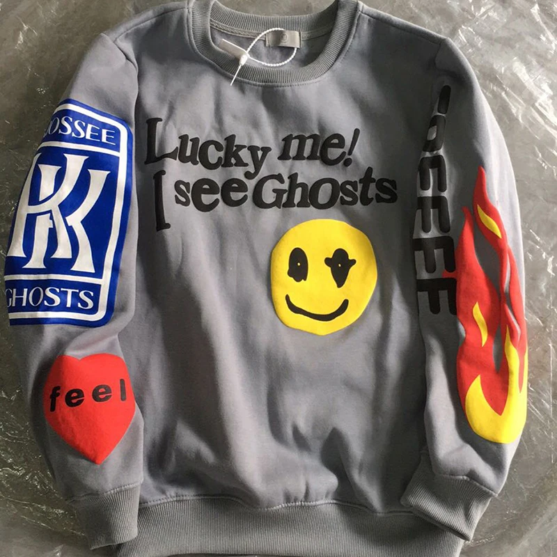 Lucky me I see Ghosts Kanye West Hoodies Men Women 1