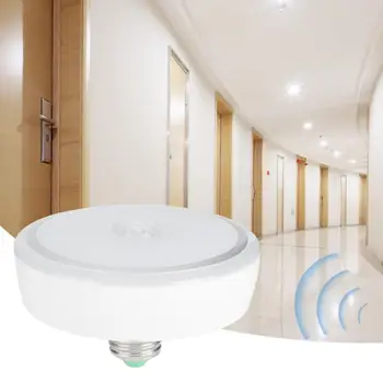 

15W Night Light Human Body Infrared Sensor Light E27 Lamp with Light Induction Ceiling Light AC85-265V