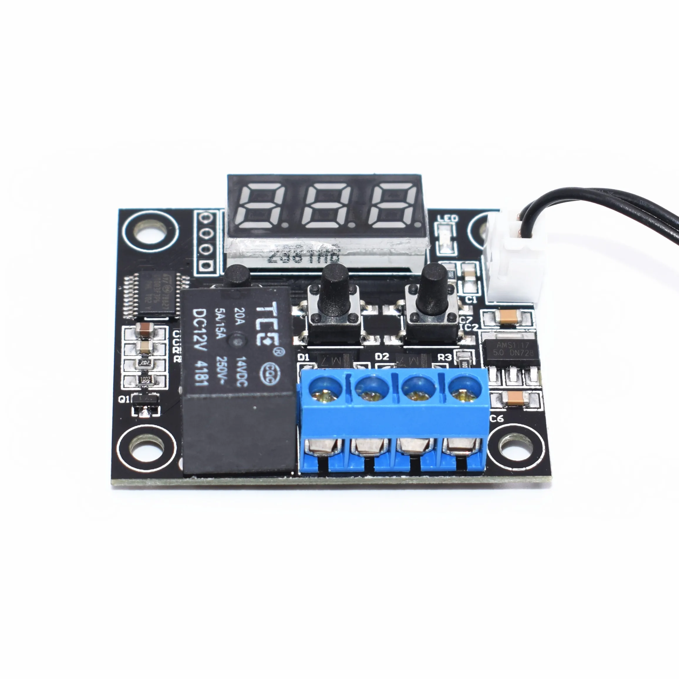 20 шт. W1209 DC 12V250V температура отопления охлаждения термостат контроль температуры Переключатель Регулятор температуры термометр термо-контроллер