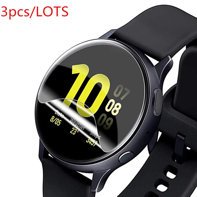 3 упаковки для Samsung Galaxy Watch Active Active2 40 мм 44 Смарт часы 5H нано Взрывозащищенная