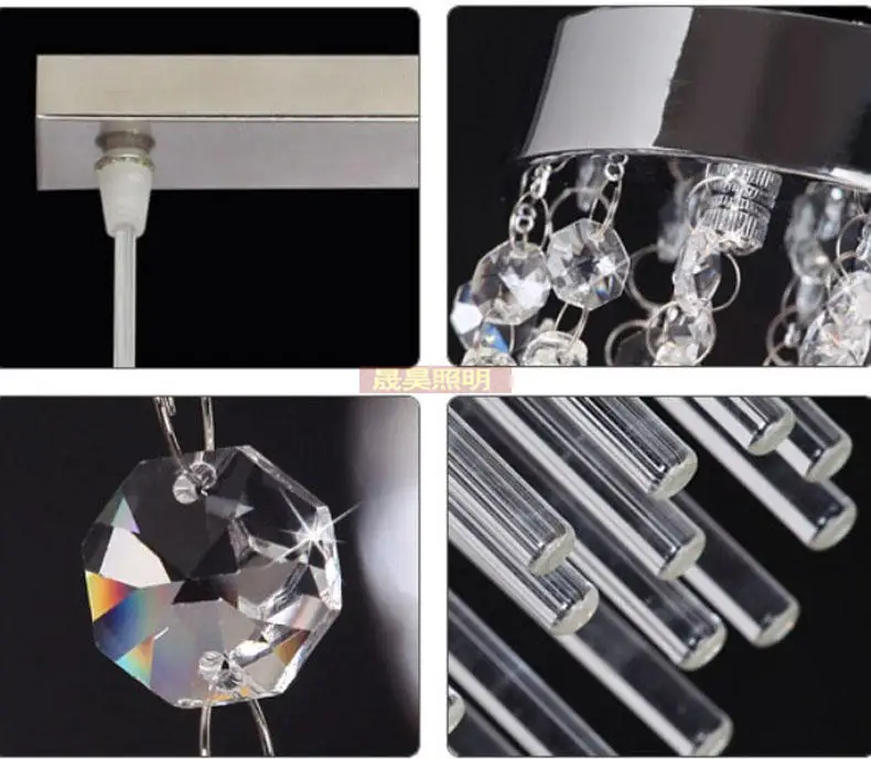 Pingente de Cristal Lâmpada do Corredor Moda Moderna Simples Brilho Lustre Led k9 Lâmpada Restaurante Luzes Varanda 110 V-260 v Tensão Luz 9 High Quality balcony lights