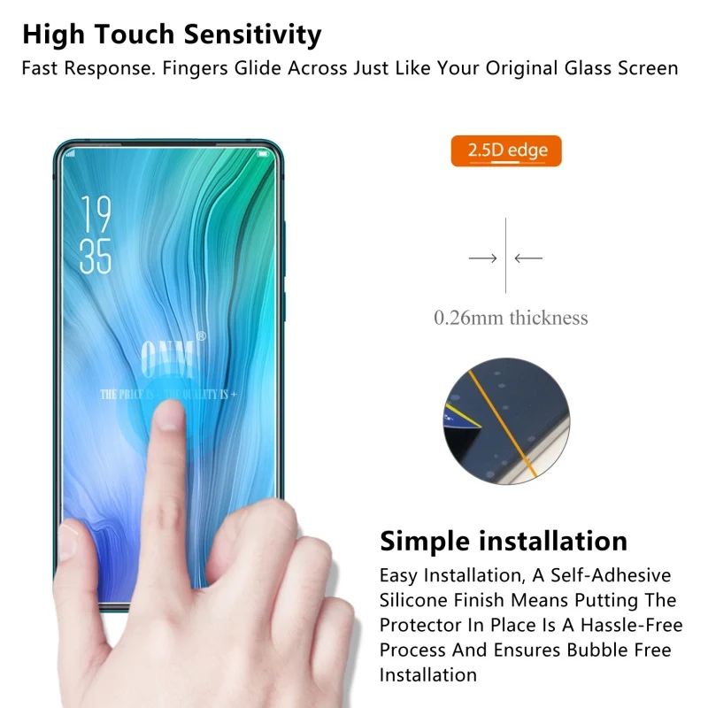 2 шт закаленное стекло для Elephone U2 стекло протектор экрана 2.5D 9H закаленное стекло для Elephone U2 защитная пленка