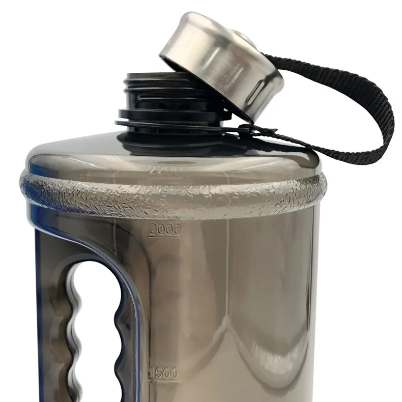 73 унции BPA бесплатно пластиковая большая бутылка для воды для напитков кувшин Тыква для путешествий Спорт на открытом воздухе фитнес тренажерный зал бутылка для воды дропшиппинг