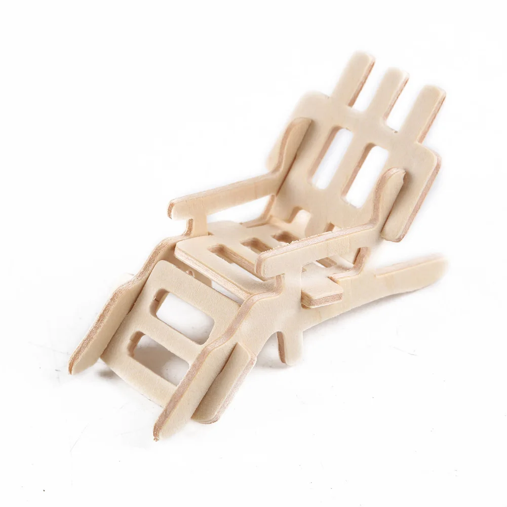 34 шт./компл. DIY подарки мини мебель игрушки 3D деревянная модель детский дом куклы Винтаж