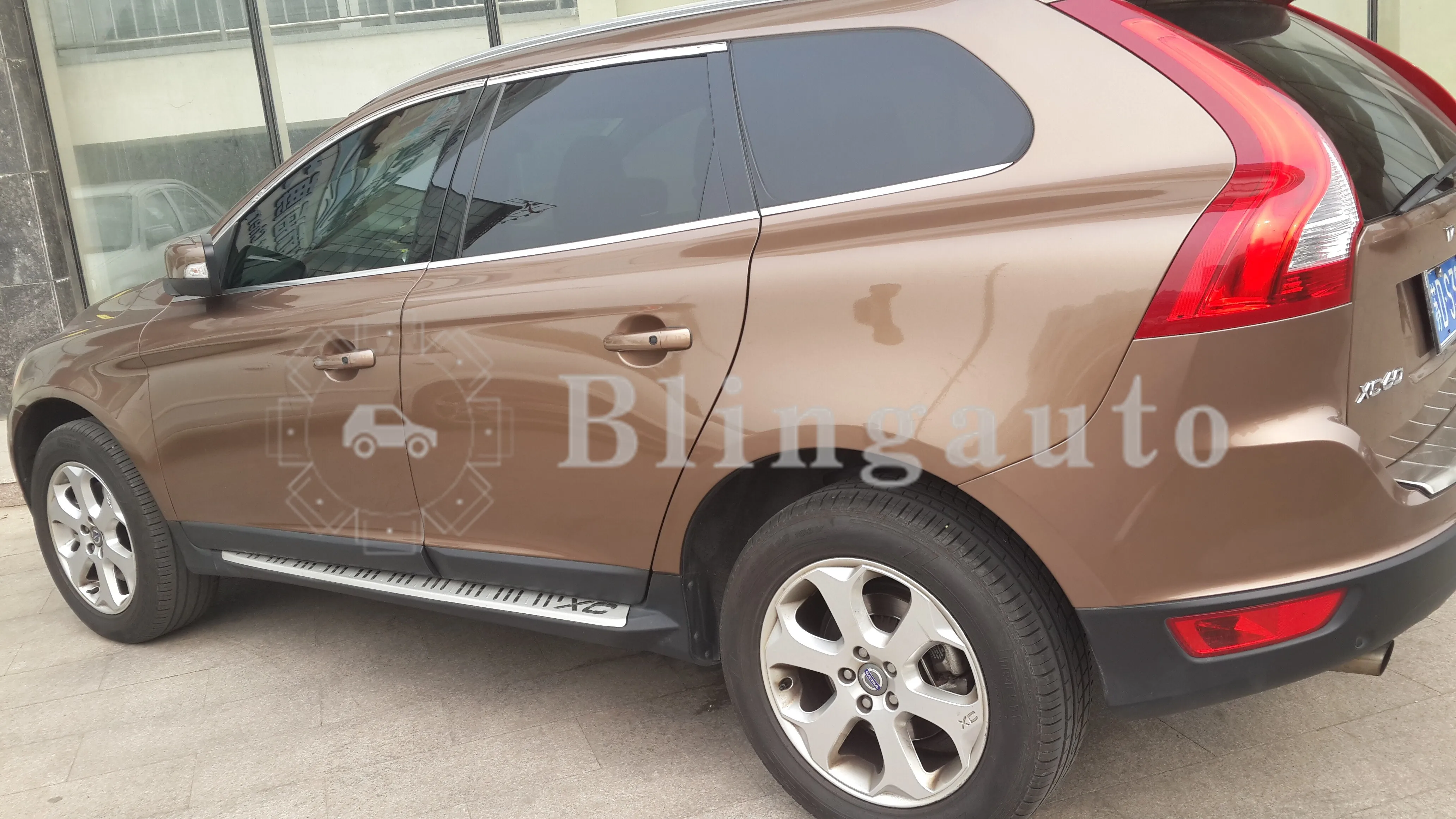 Боковой Шаг подходит для V olvo XC60 2009-2012 2 шт. Левая Правая Беговая доска боковые шаги nerf бар автомобиля педаль боковые лестницы