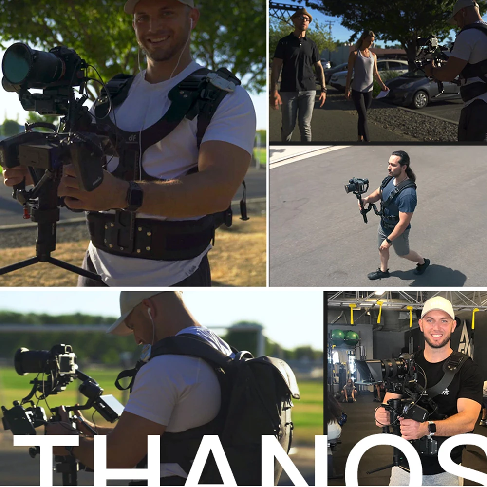 DF DIGITALFOTO THANOS одиночный карданный поддерживающий Steadicam жилет система пружинный рычаг для DJI Ronin S MOZA Air 2 ZHIYUN CRANE
