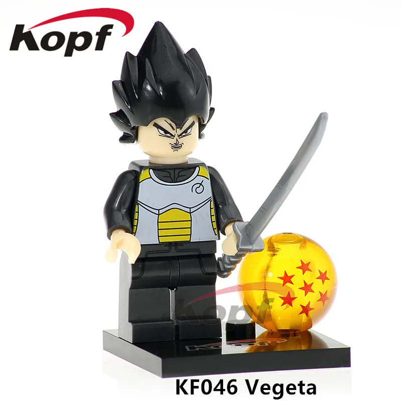 20 шт. KF995 Dragon Ball Z строительные блоки verрот Android 18 Goku Yadra идеальный сотовый кирпич образование в цифрах игрушки для детей - Цвет: KF046 20Pcs No Box