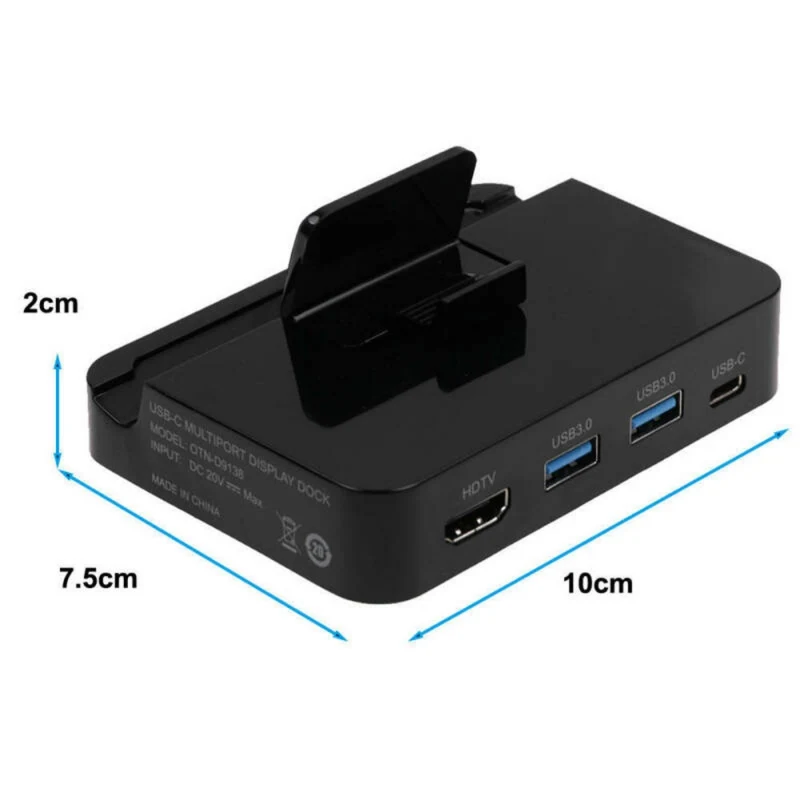 Подключи и играй практичный TYP-C USB 3,0 порт расширение мобильного телефона зарядная док-станция для samsung HDMI Настольный удлинитель