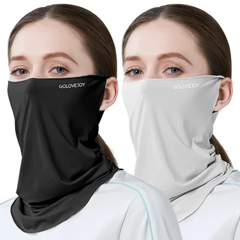 

1PC Unisex Cycling Ice Silk Sunscreen Turban Motorcycle Bike Riding Hanging Ear Scarf Bandana Neck Scarves