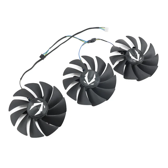GA92S2U 4Pin Cooler Fan Replacement RTX3080 For ZOTAC GeForce RTX 3070 3080 Ti 3090 AMP Holo Graphics Video Card Cooling Fan 3PCS