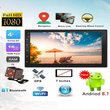 

OLOMM 2.5D Android 2din Car Multimedia MP5 Player Radio GPS Navi WIFI Autoradio 7'' Touch Screen Bluetooth FM Audio Car Stereo