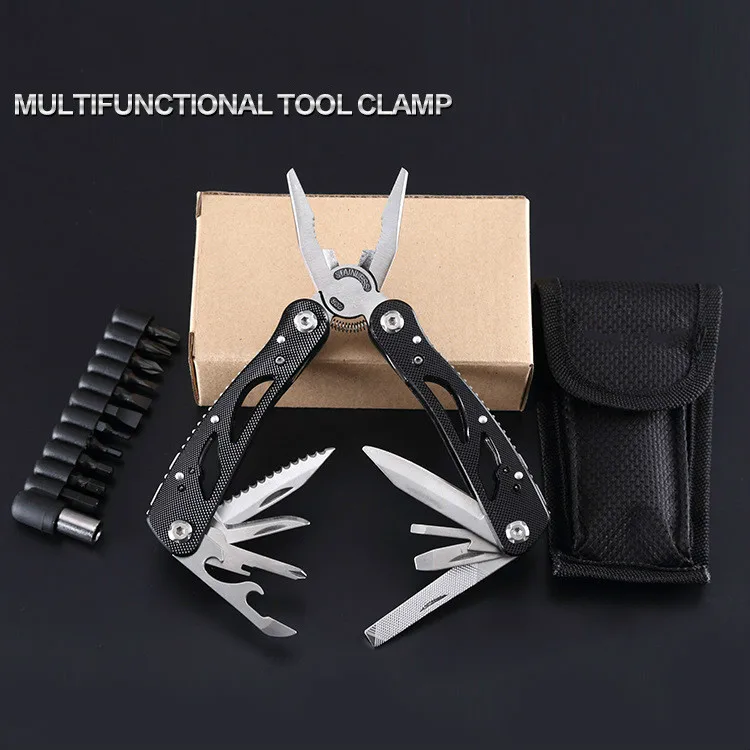 

Outdoor Multi-function Hand Tool Pliers Repair Pocket Knife Folding Screwdriver Set Camping Hiking Walking Multi-tool Pliers