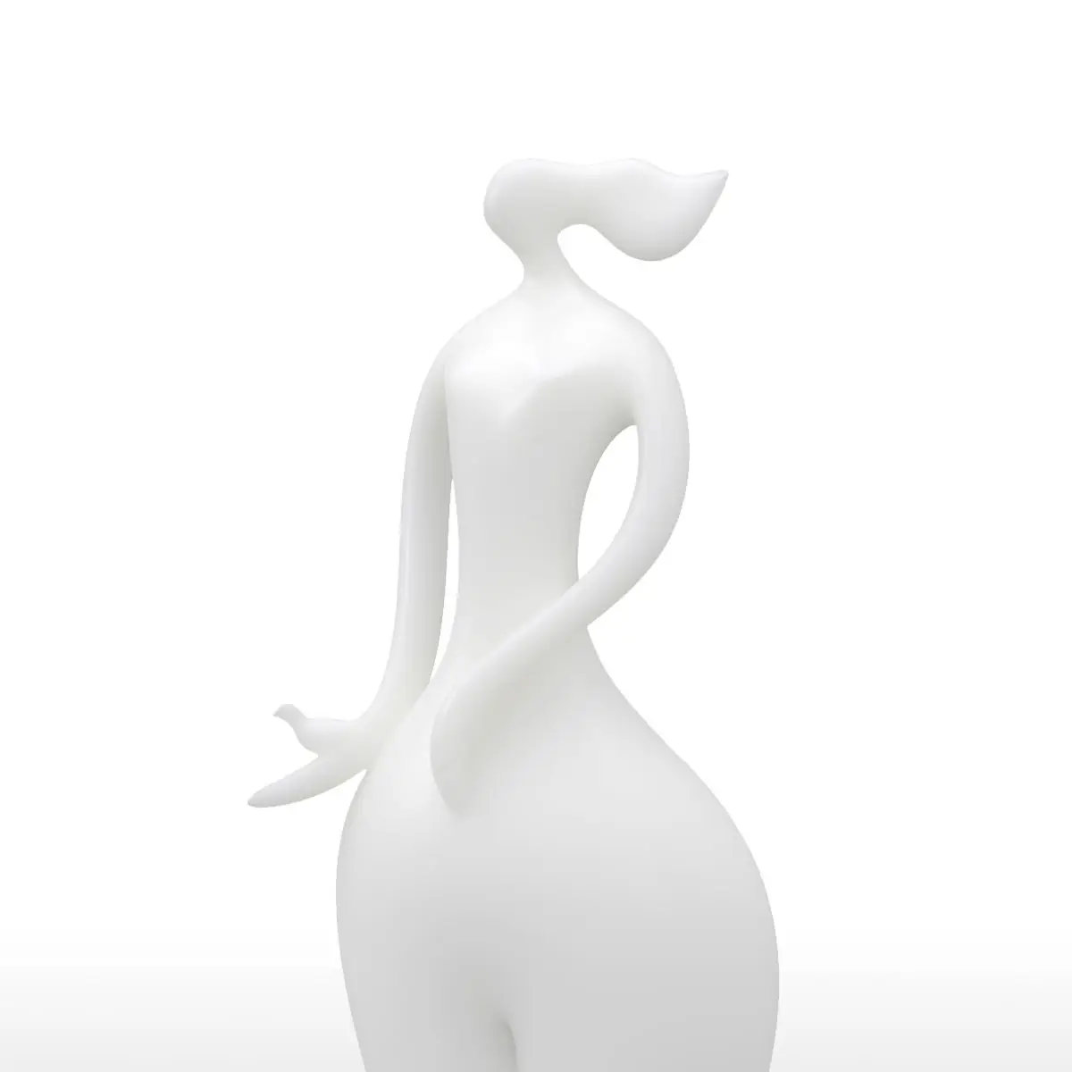 

Hold Bird Girl 3D Printed Sculpture Home Decoration Elegant Modeling