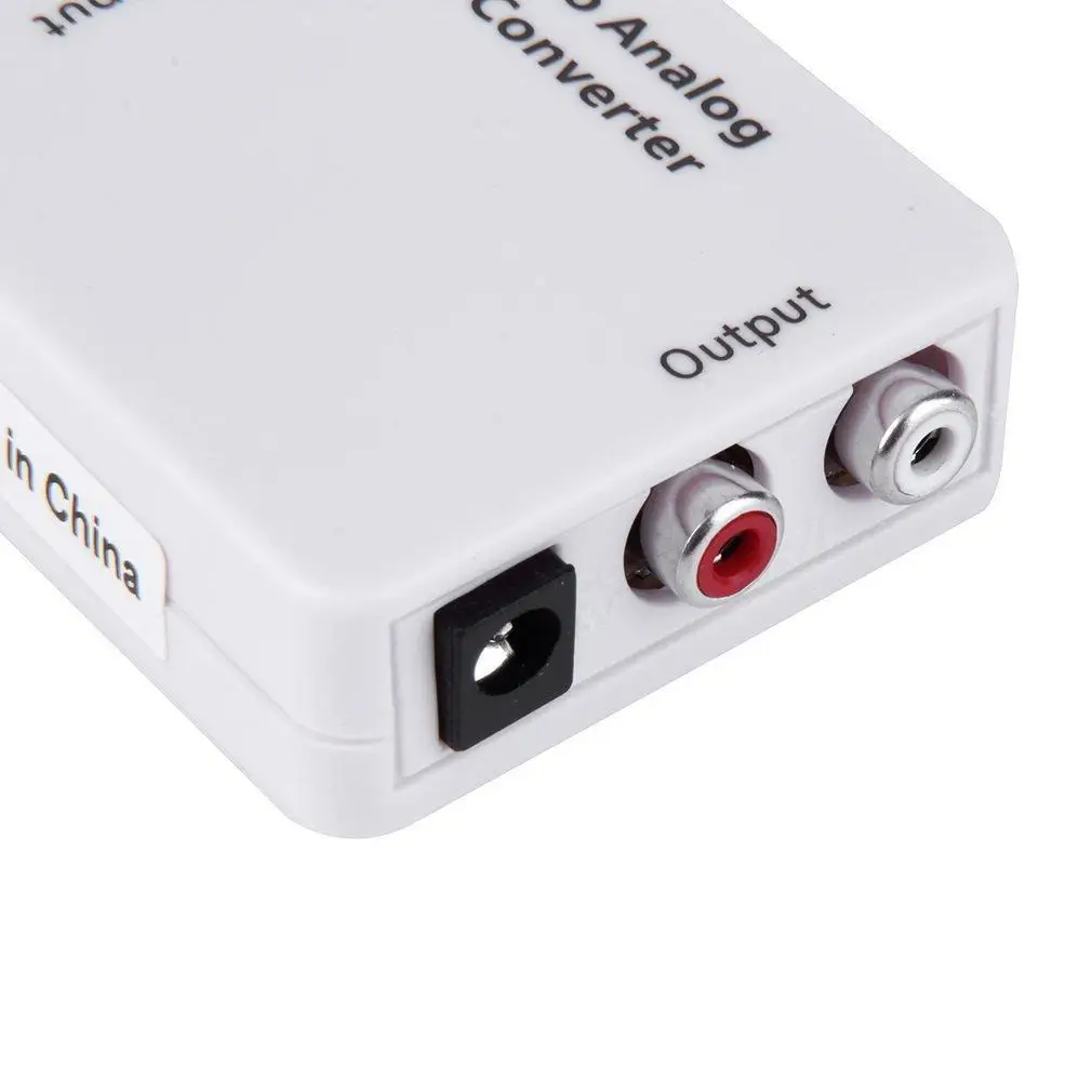 Цифровой оптический Toslink коаксиальный аналоговый R/L/RCA аудио преобразователь сигнала CY