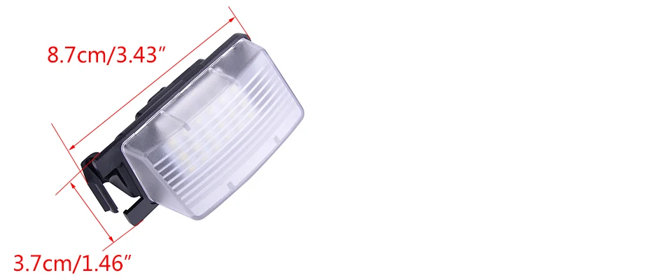 DWCX отражатели 2 шт мощностью 12V для 3mA 6000 K-7000 K 3W фары для автомобиля номерной знак светодиодный светильник лампа подходит для Nissan 350Z 370Z GTR Infiniti G35 G37 G25