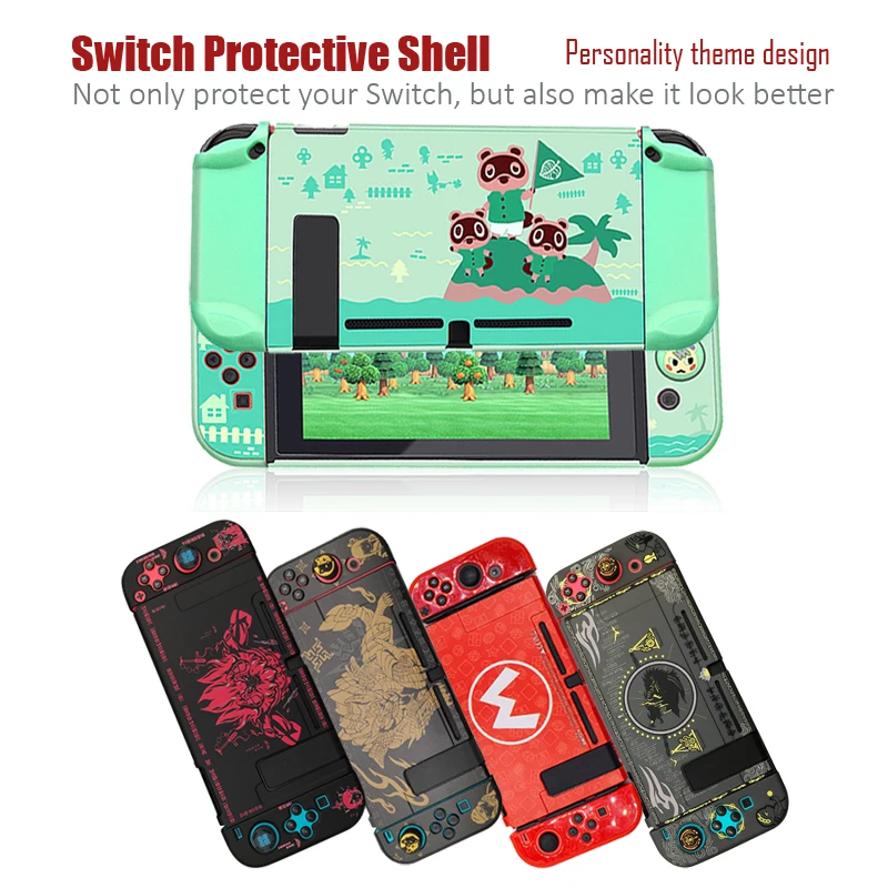 Чехол для Nintendo Switch Shell PC чехол Защитный Тонкий Красочный NS Swith аксессуары |