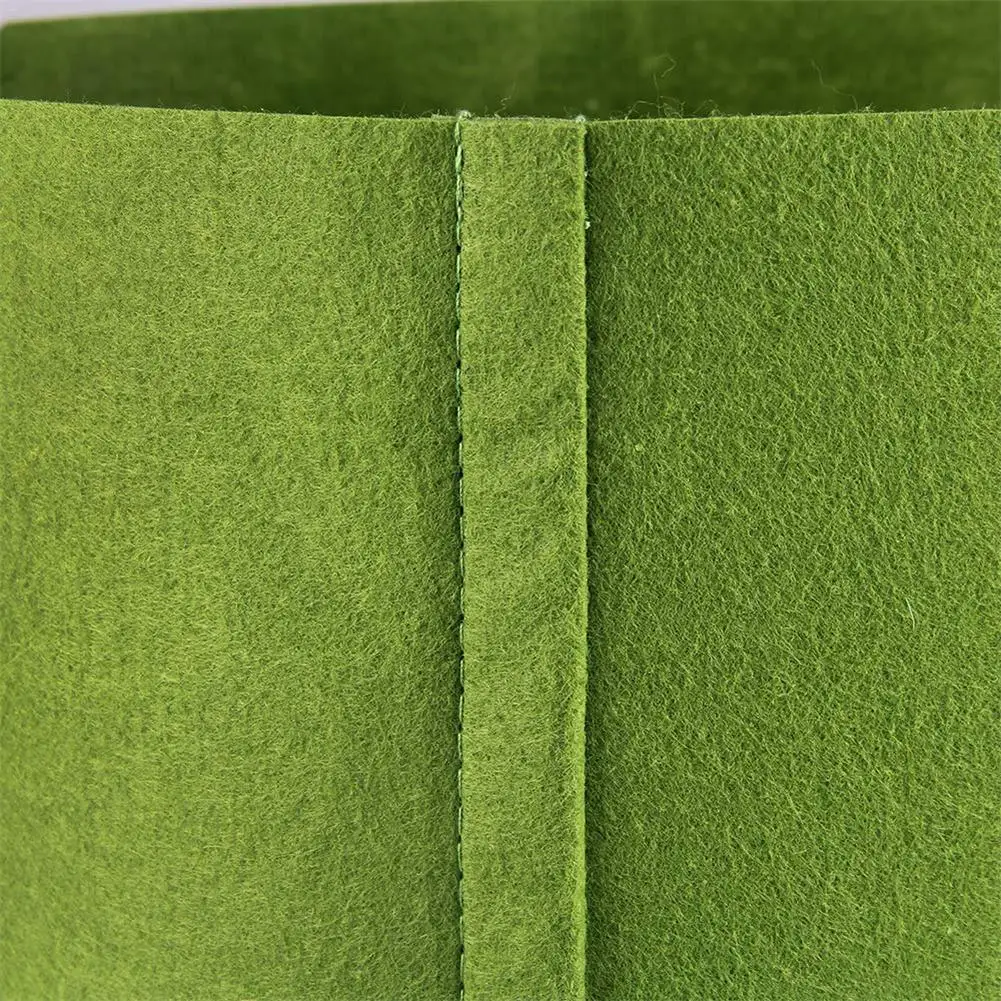 5pcs Tree Planting Bag Durable Green Nursery Seedling Bag Nutrition Flower Pot Thickened Carrot Strawberry Vegetable Planting
