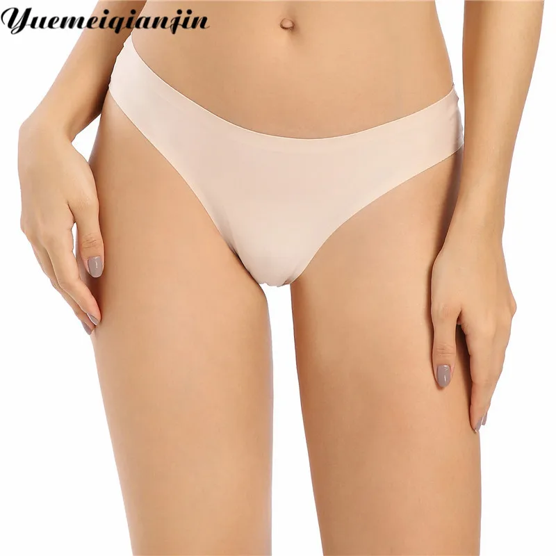 Повседневные базовые бесшовные Невидимые трусики женское нижнее белье
