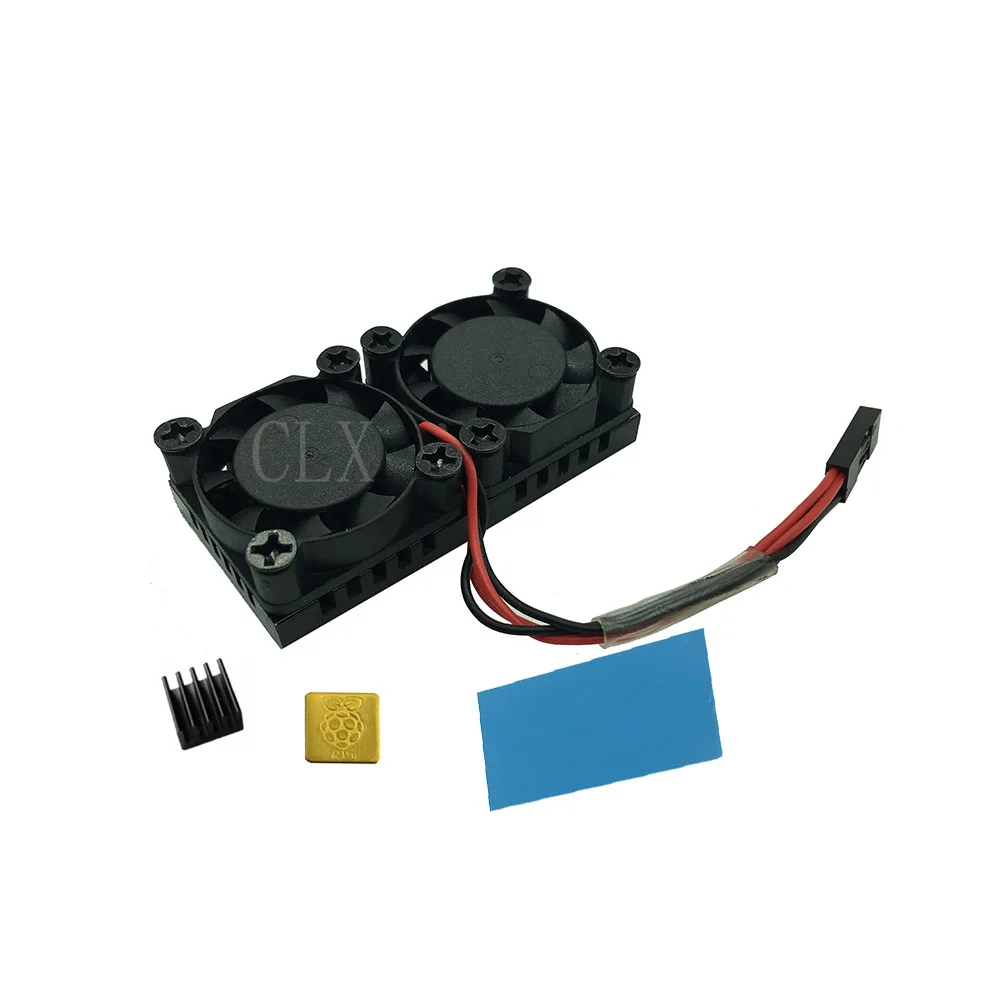 Fan Raspberry Pi 3 Model B+/3B/4B защитный чехол из алюминиевого сплава металлический корпус для Raspberry Pi 3 Model B+/3B/4B - Цвет: Fan