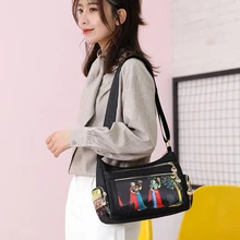 LKEEP, маленькая оксфордская сумка через плечо, повседневный кошелек для женщин, дорожная сумка через плечо с несколькими карманами