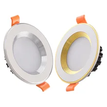 Светодиодный светильник 3W2. 5-дюймовый 4-дюймовый 5-дюймовый 6-дюймовый утопленный потолочный светильник светодиодный интеграции ультра-тонкая соломенная шляпа светильники