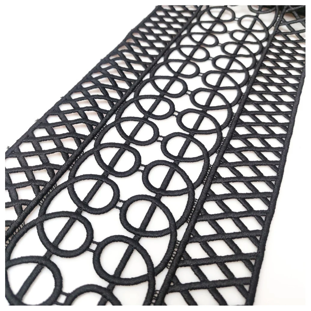 15-16cm Width Black/White Lace Trims Lace Applique Party Deco Embellishment Craft DIY Craft Clothe Accessories