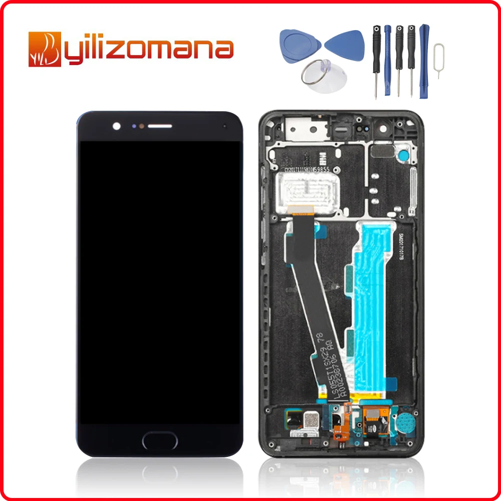 Датчик отпечатков пальцев 5," дисплей для Xiaomi Mi Note 3 lcd сенсорный экран с заменой рамки для Xiaomi Mi Note 3 дисплей