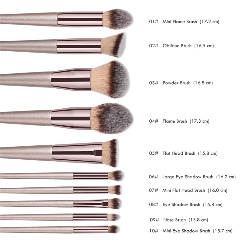 Большой тональный макияж кисти кофейная ручка очень мягкие волосы Румяна Пудра