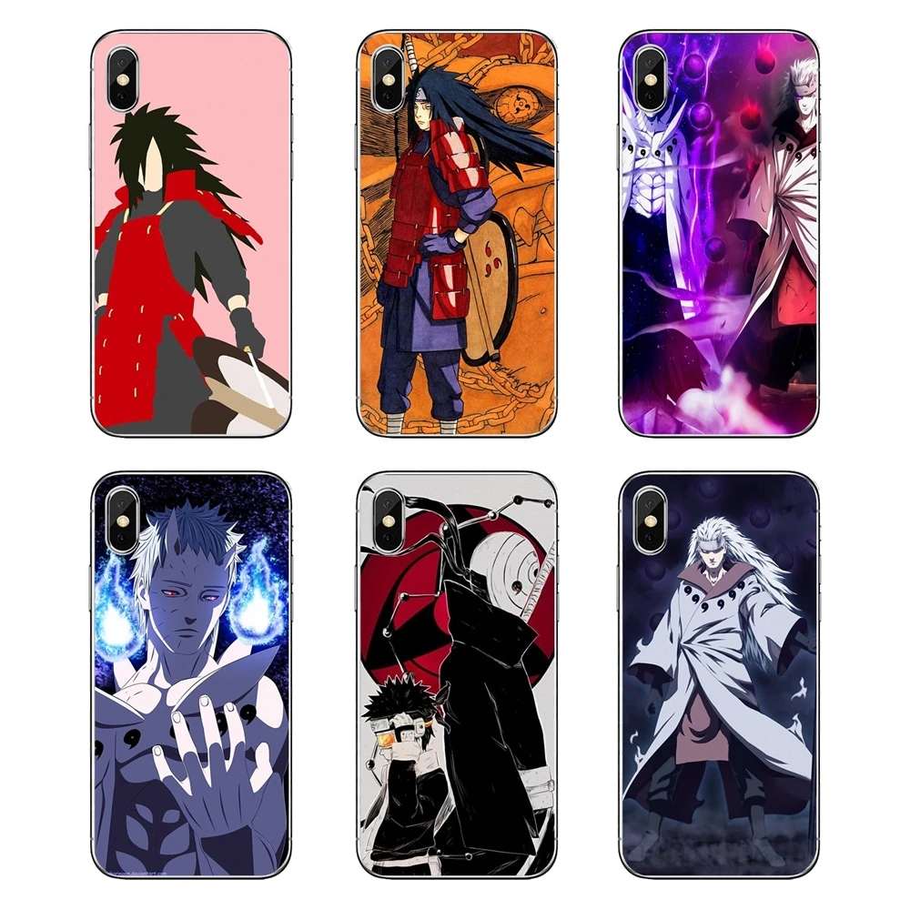 Soft Transparent Cases Covers For Huawei P20 Lite Nova 2i 3i 3 GR3 Y6 Pro Y7 Y8 Y9 Prime 2018 2019 naruto Uchiha Madara Obito | Мобильные