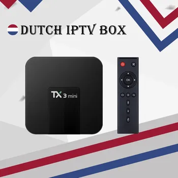 

New Dutch TX3Mini SmartIPTV BOX Amlogic S905W Android TV Box Arabic Scandinavia French Italy TV Box only no channels included