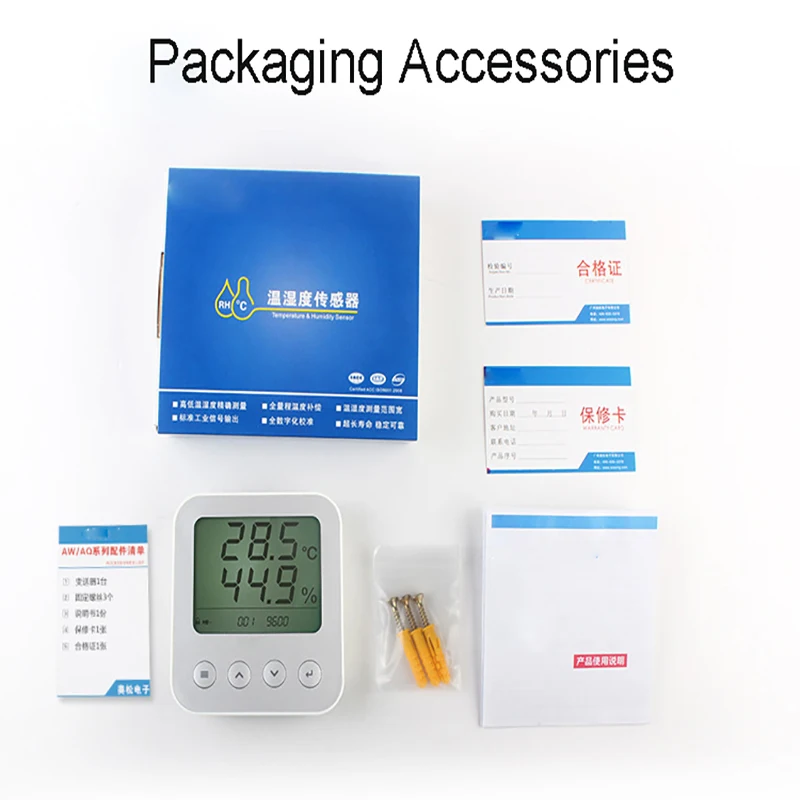 AW3485A Wall-mounted Industrial Grade Instrument RS485 Communication Network Temperature and Humidity Transmitter AW3485A Wall-mounted Industrial Grade Instrument RS485 Communication Network Temperature and Humidity Transmitter