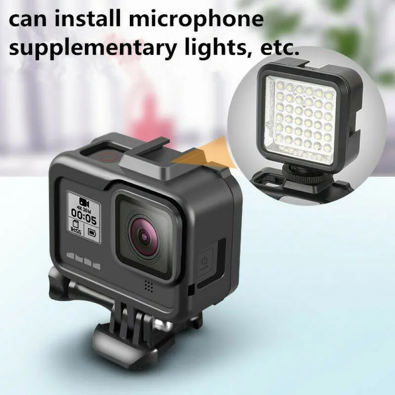 Прямая поставка, чехол для GoPro Hero 8, легкий пластиковый защитный чехол для экшн-камеры