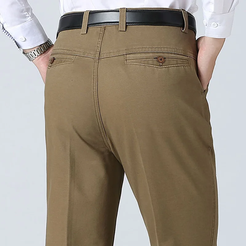 Мужской костюм брюки платье офис брюки осень весна Slim Fit сплошной цвет брюки мужские повседневные на молнии Высокое качество брюки