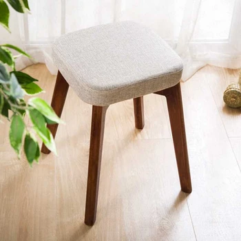 

Modern Minimalist Wooden Bench Solid Wood Dining Stool Nordic Chair Solid Wood Stool Leisure Chair Dining Chair Home Stool