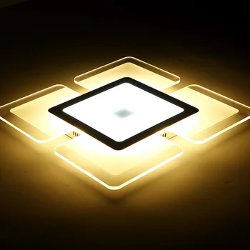 

Acrylic Modern Super Bright Stepless Dimming Living Room Ceiling Light Bedroom Led Smart Low Power Consumption #734