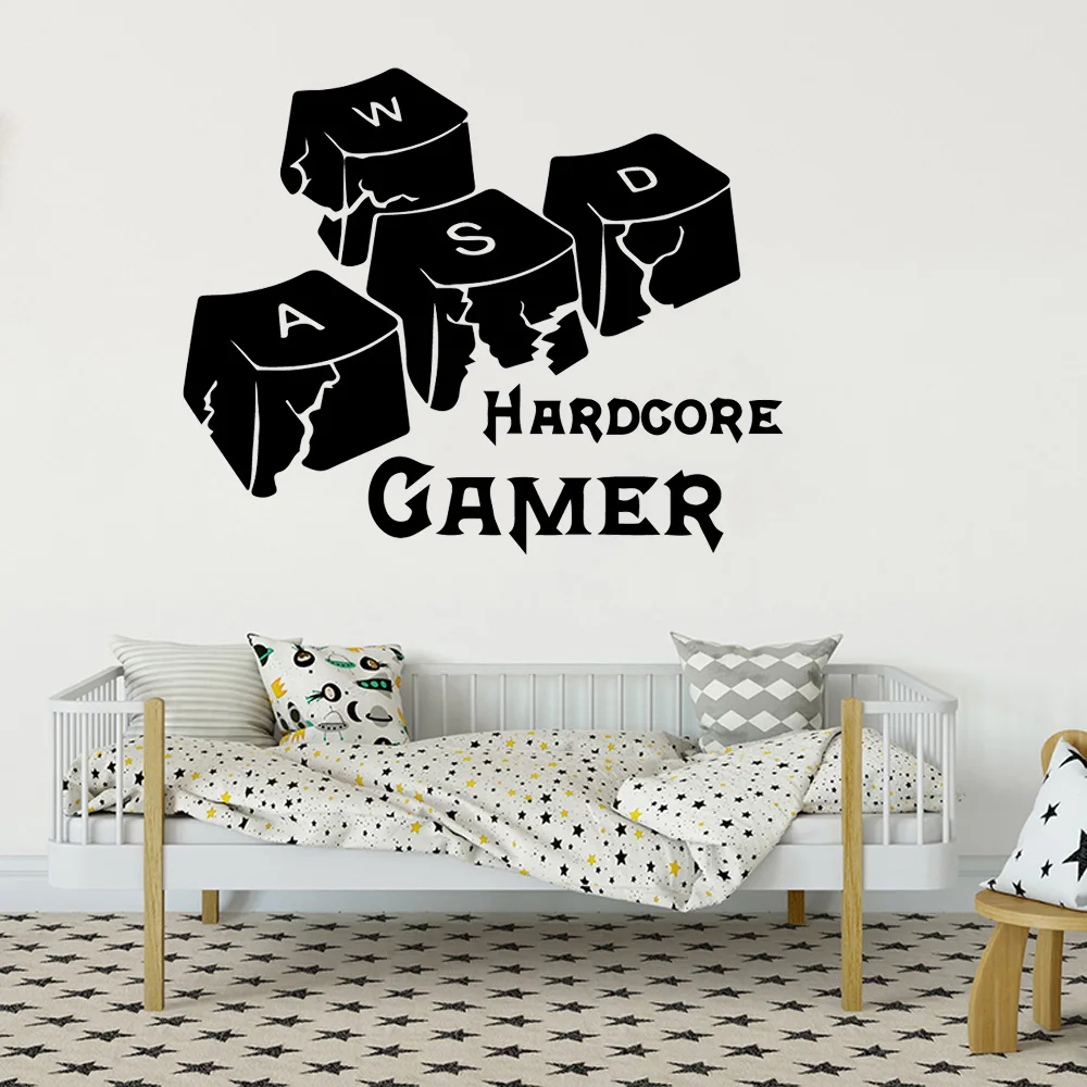 The Hardcore Gamer Wall Sticker inambazaar.com