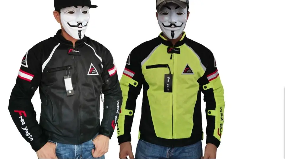 여름 얇은 오토바이 타기 재킷 정장 남자 레이싱 정장 오토바이 안티 가을 재킷 메쉬 통기성 재킷