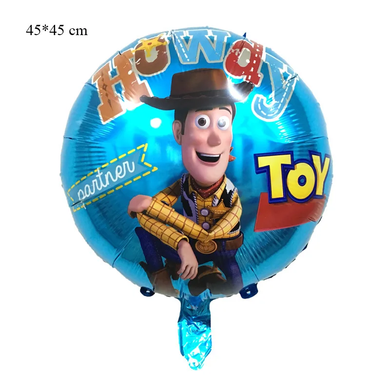 18 дюймов+ 2D Buzz Lightyear Hudi воздушные шары Мальчик День Рождения шары украшения фольги гелиевый воздух баллон для детей подарок игрушки