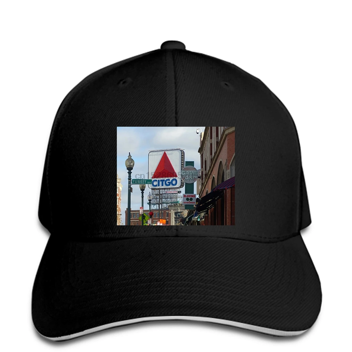 Men Baseball cap Citgo Sign At Fenway Park Unisex Women snapback hat Peaked | Аксессуары для одежды